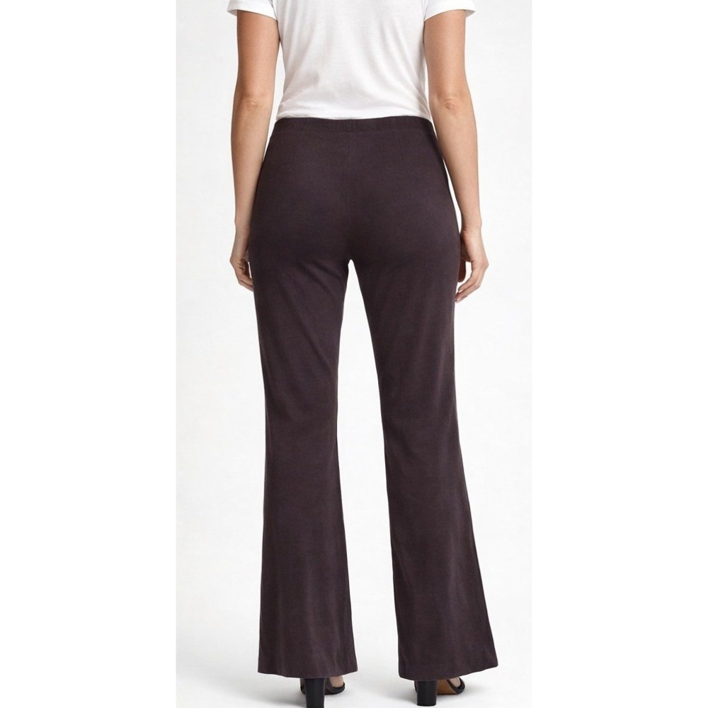 Eileen Fisher Kick Boot Leg Pants Women's Brown Tencel Stretch F16TSP Size PP - Picture 2 of 13